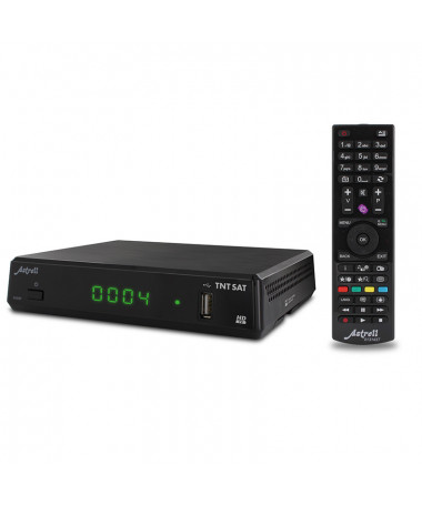 Receptor HD PVR READY Para La Oferta De Servicio TNTSAT Negro ASTRELL